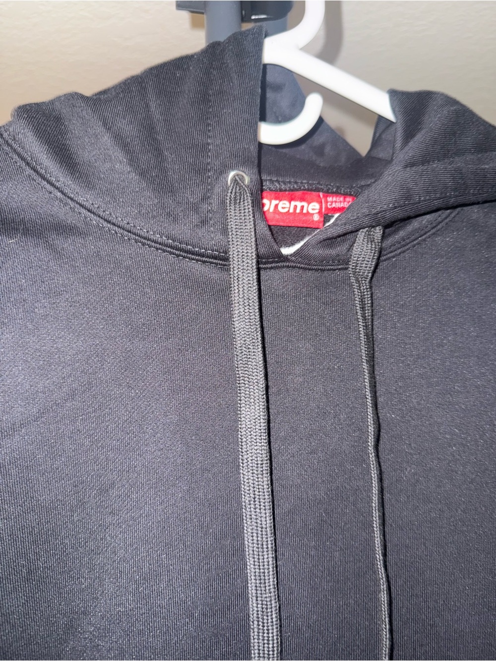 Supreme Satin Applique Hooded Sweatshirt